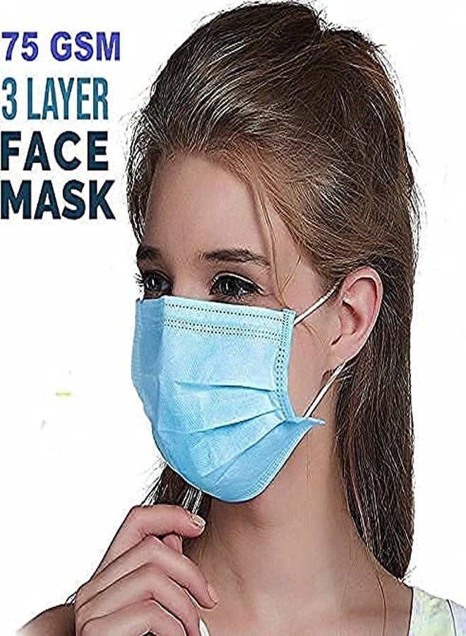 WELLSTAR Disposable Surgical Face Mask- 3 PLY Non Woven Fabric(3 Layer Mask), with Nose Pin & Ultrasonically welded Ear loop, Surgical 3 Ply Mask - Image 5